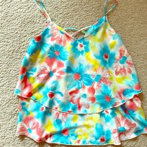 Boutique patterned tank